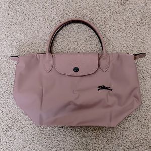 Longchamp Le Pliage Small Top Handle Mauve